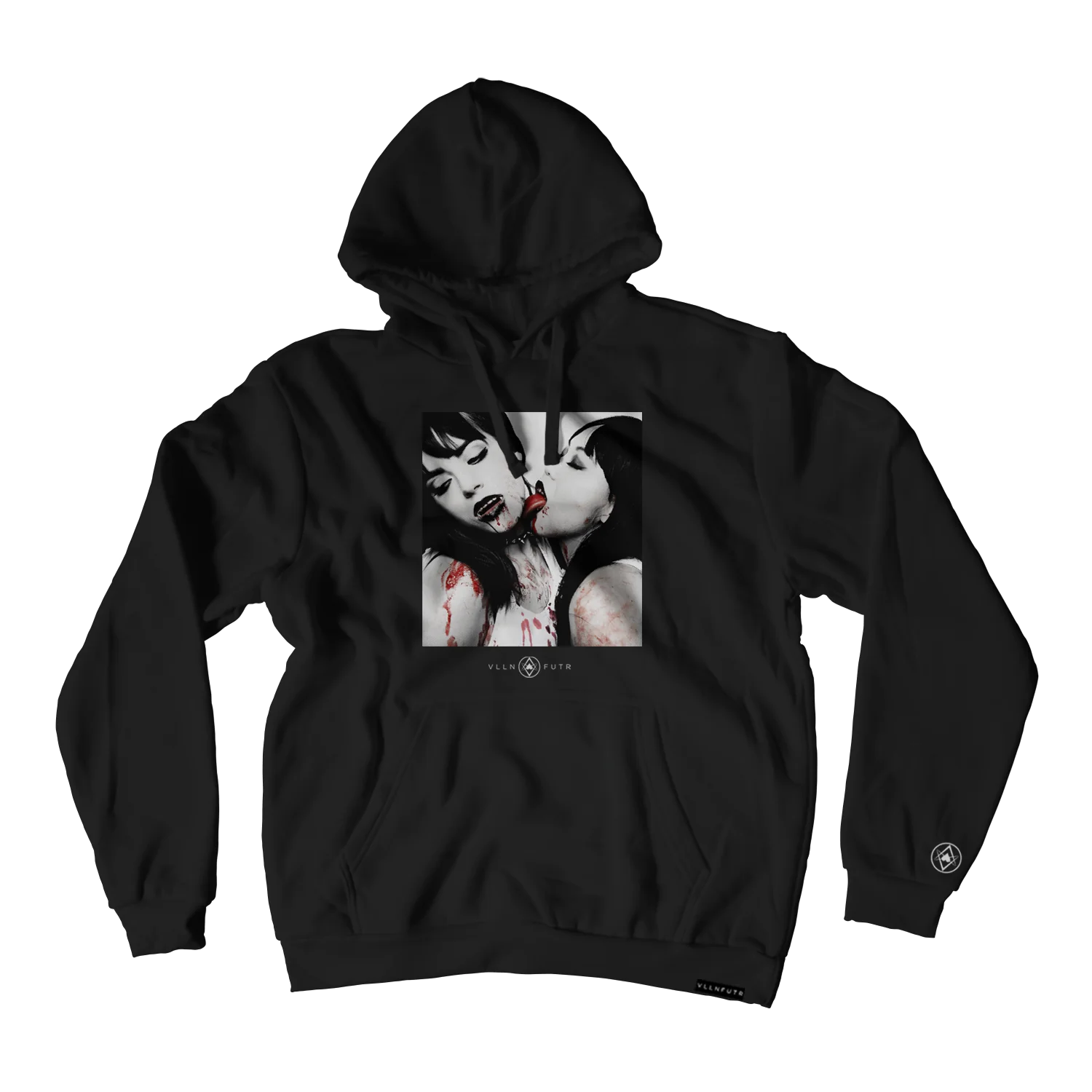 Vamp Lover Bitmap Hoodie By Vlln Futr