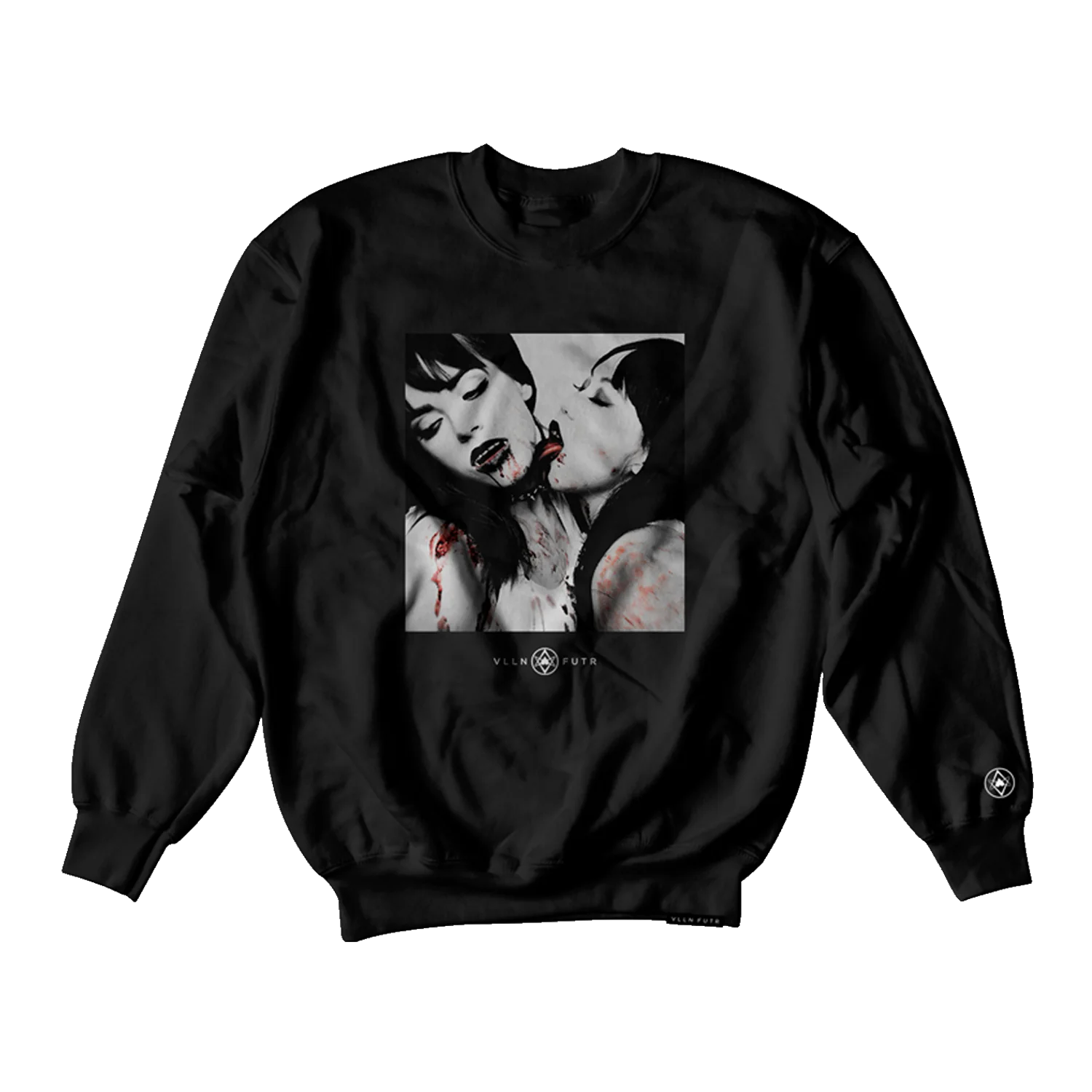 Vamp Lover Bitmap Crewneck By Vlln Futr